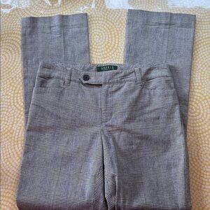 Ralph Lauren Gray Plaid Pants